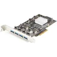 STARTECH 4-Port USB 3.1 (10Gbps) Card - 4x USB-A with Two Dedicated Channels - PCIe v2