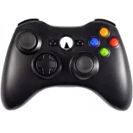 PRC Vezeték nélküli Xbox 360/PC USB adapterrel fekete kontroller