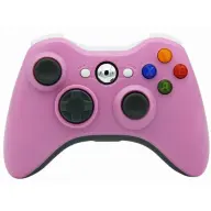 PRC Vezeték nélküli Xbox 360/PC USB adapterrel rózsaszín kontroller