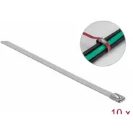DELOCK Rozsdamentes Acél Kábelkötegek Hossza 150 x Szélesség 7.9 mm 10 db.