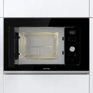 GORENJE BMX201AG1BG Mikrohullámú sütő grill funkcióval beépíthető 800 W / 1000 W 20 l fekete
