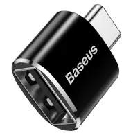 BASEUS USB 2.0 Type C Transformator Schwarz 3cm CATOTG-01