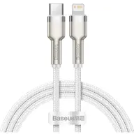 BASEUS USB 2.0 Type C Lightning Töltő/adat Fehér 1m CATLJK-A02