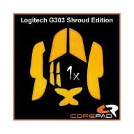COREPAD Grips For Logitech G303 Shroud Edition narandžasto