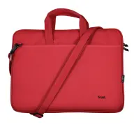 TRUST Bologna Eco-friendly Slim laptop bag 16" piros