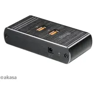 AKASA 17.5W USB smart charger fekete
