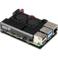 JOY-IT Armor Block Active Pi4 heatsink and compact house hűtéssel