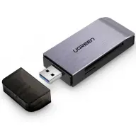 UGREEN 4 az 1-ben USB adapter SD + microSD kártyaolvasó ezüst