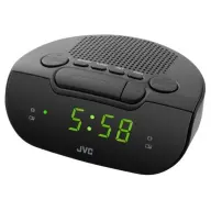 JVC RAE111B Radio Alarmuhr schwarz