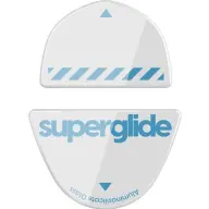 PULSAR GAMER Superglide Glass Skates for Logitech G303 Shroud Edition Weiß