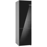 BOSCH KGN39LBCF Serie 6 Hűtőszekrény 203x60cm Fekete üveg