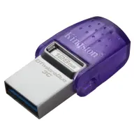 KINGSTON DataTraveler MicroDuo 3C 128GB USB 3.0 + USB 3.0 Type C Lila