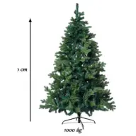 3D műfenyő fém talppal-210cm