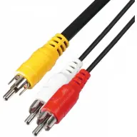 Audió kábel 3 RCA dugó-3 RCA dugó 15 m