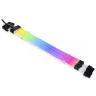 LIAN LI Strimer Plus v2 8 Stift GPU Ernährung Verlängerungskabel Kabel ARGB Licht 30 cm