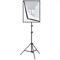 PULUZ PU5071EU Stúdió készlet Softbox LED 50x70cm állvány LED izzók