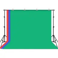 PULUZ PKT5205 szett / állvány fényképes hátterek rögzítéséhez 2x3m + fotóhátterek