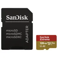 SANDISK Extreme 128GB MicroSDXC 90 MB/s SDSQXAA-128G-GN6MA