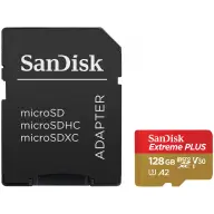 SANDISK Extreme Plus 128GB MicroSDXC 90 MB/s SDSQXBD-128G-GN6MA
