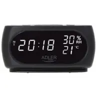 ADLER AD1186 LED clock with thermometer black
