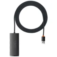 BASEUS Lite Series 4 az 1-ben USB - 4x USB 3.0 hub 2m fekete