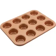LAMART LT3092 COPPER Muffin mold 12 pieces