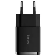 BASEUS Kompakt gyorstöltő 2x USB 10.5W fekete