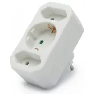 DELIGHT 5682 3-outlet wall socket