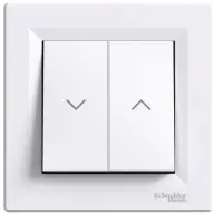 SCHNEIDER ELECTRIC EPH1300121 ASFORA rugós bekötésű redőnykapcsoló fehér