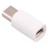 N-BASE Micro USB 2.0 Type C Adapter White 3cm 750991