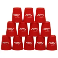 AKTIVSPORT Sportpohár piros