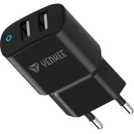 YENKEE YAC 2024 Dual USB punjač 2.4 A 12W crno