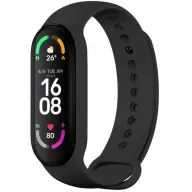 FIXED Elastic Silicone Strap for Xiaomi Band 7/ Mi Band 6/ Mi Band 5 negru