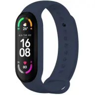 FIXED Elastic Silicone Strap for Xiaomi Band 7/ Mi Band 6/ Mi Band 5 albastru