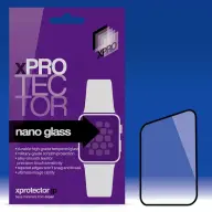 XPRO Nano Glass kijelzővédő fekete kerettel Apple Watch 42mm készülékhez