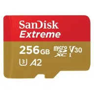 SANDISK Extreme 256GB MicroSDXC 190/130 MB/s 121587