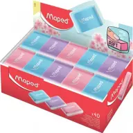 MAPED Essentials Soft Pastel Radír display mixed colors