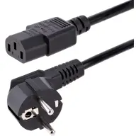 STARTECH 230V IEC Táp Fekete 3m 713E-3M-POWER-CORD