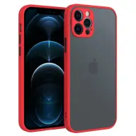 CELLECT Mat plastični ovitek iPhone 14 rdeče-črn