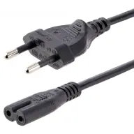 STARTECH 230V Piskóta Táp Fekete 3m 752E-3M-POWER-LEAD