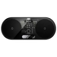BASEUS Digital Led Stolni žica bez dvojno punjač 20W crno