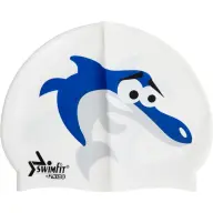SWIMFIT Úszósapka delfines fehér