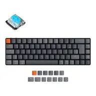 KEYCHRON K7 RGB Wireless Gateron Low Profile Blue UK engleski crno