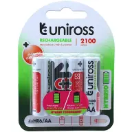UNIROSS Hybrio punjiva baterija AA (AA) 2100mAh 4 kom