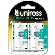 UNIROSS Power Plus góliát elem (D) 2db