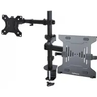 STARTECH Monitor Arm with VESA Laptop Tray 13-34"