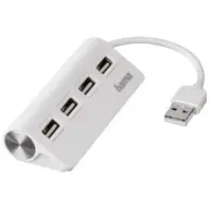 HAMA USB 2.0 HUB (4db USB port) fehér