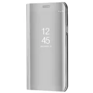 ZONE Smart View Cover Oldalra nyíló tok hívás mutatóval Xiaomi 12 Lite ezüst
