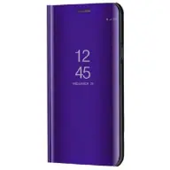 ZONE Smart View Cover Oldalra nyíló tok hívás mutatóval Apple iPhone 14 Plus lila (utángyártott)