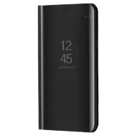 ZONE Smart View Cover Oldalra nyíló tok hívás mutatóval iPhone 14 Pro Max fekete (utángyártott)
